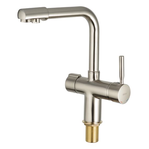 Змішувач для кухні Haiba HANS 021 нержавійка (HB0817)