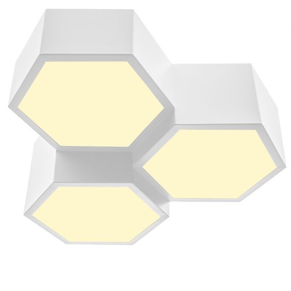 Светильник светодиодный настенно-потолочный накладной LED BKL-900C/36W NW WH | Зображення 6