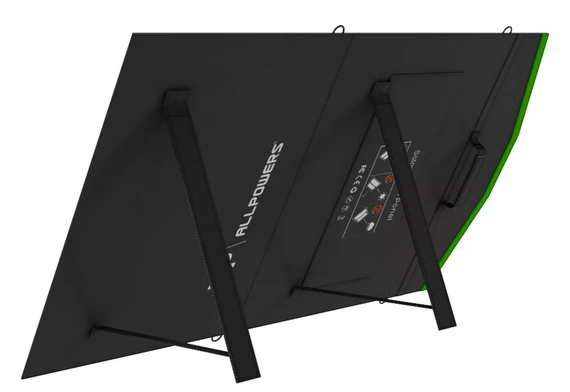 Портативная солнечная панель ALLPOWERS AP-SP-020 60W / 2xUSB / 1xType-C PD / DC 5V-18V | Зображення 1