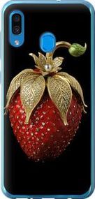 Чохол на Samsung Galaxy A20 2019 A205F Полуниця v3 із пластику FCh_048428