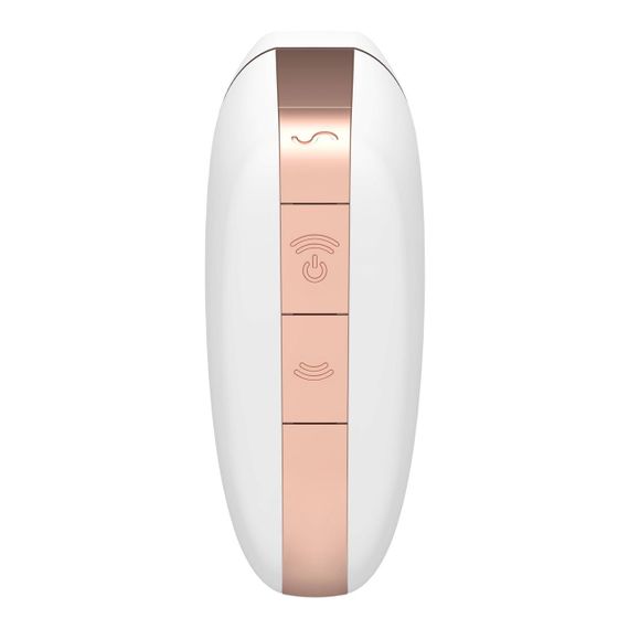 Вакуумный клиторальный стимулятор Satisfyer Love Triangle White с управлением через интернет (мятая упаковка!!!) Sex Aura | Зображення 5