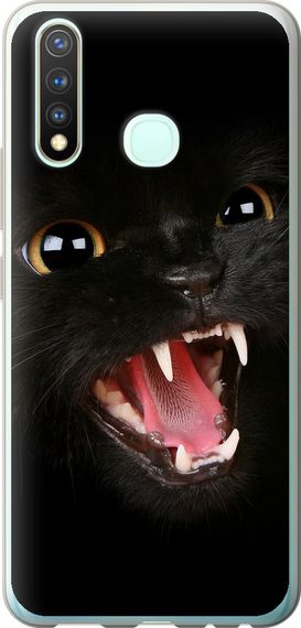 Чехол на Vivo Y19 Чёрная кошка "932u-630-17620"