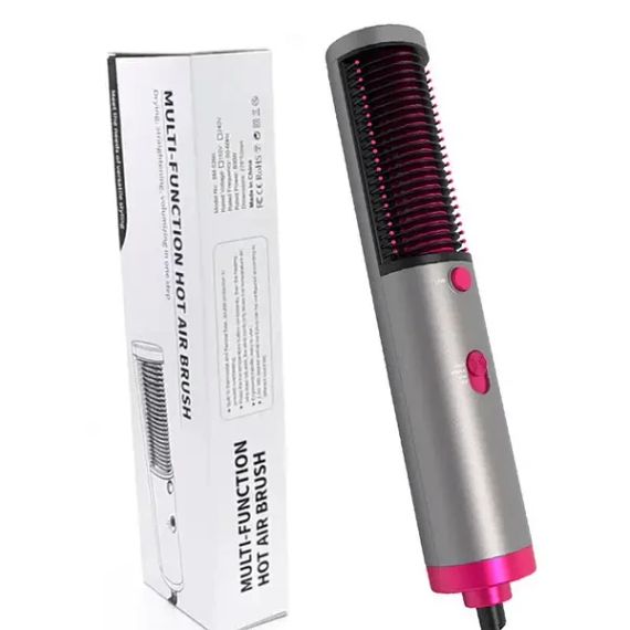 Фен расческа выпрямитель для сушки волос 2 в 1 Hair Dryer And Styler XR-8802 стайлер для укладки | Зображення 5