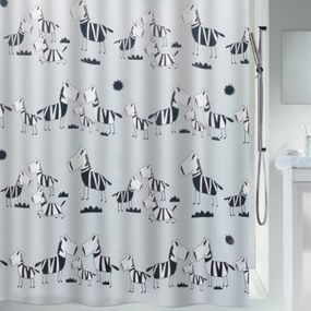 Шторка для ванної та душу Spirella Zebi 180x200 см, водовідштовхувальна PEVA, 10.40502