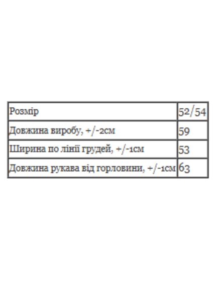Утеплений жіночий джемпер однотонний з малюнком Носи своє 52/54 Капучино (p-18067-213368) | Зображення 2