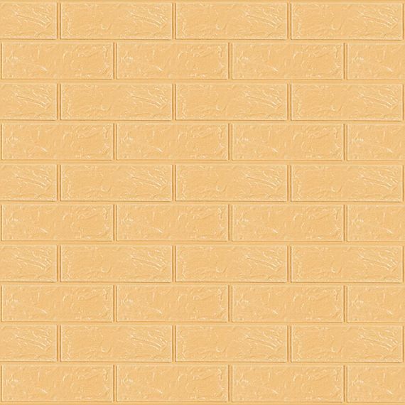 Самоклеюча 3D панель в рулоні 19600x700x3мм Бежева Цегла (R009-3-20) SW-00001195 | Зображення 1