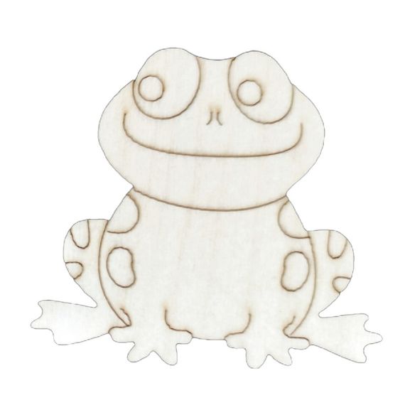 Набір дитячої творчості Розпис по дереву "Магніти-равлик та жабка" РД-013 | Зображення 5