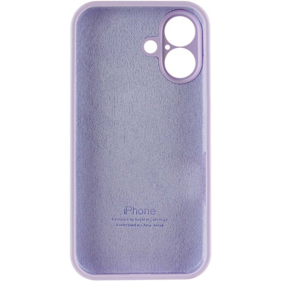 Чехол Silicone Case Full Camera Protective (AA) для Apple iPhone 16 Plus (6.7") Сиреневый / Lilac | Зображення 5