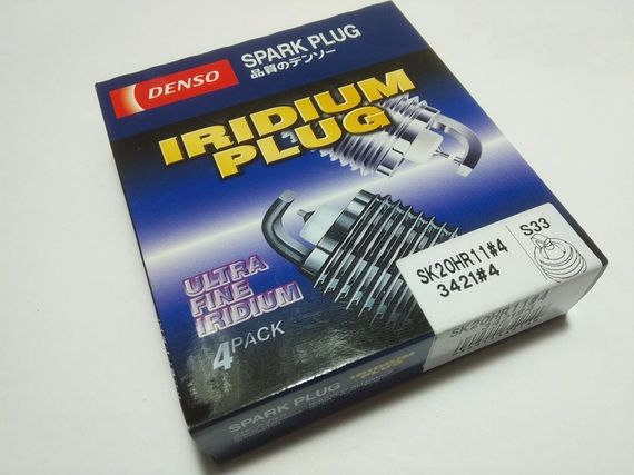 Свічка запалювання DENSO IRIDIUM SK20HR11/S33 Тойота 4 шт. в упаковці, ціна за шт. (90919-01191) | Зображення 2