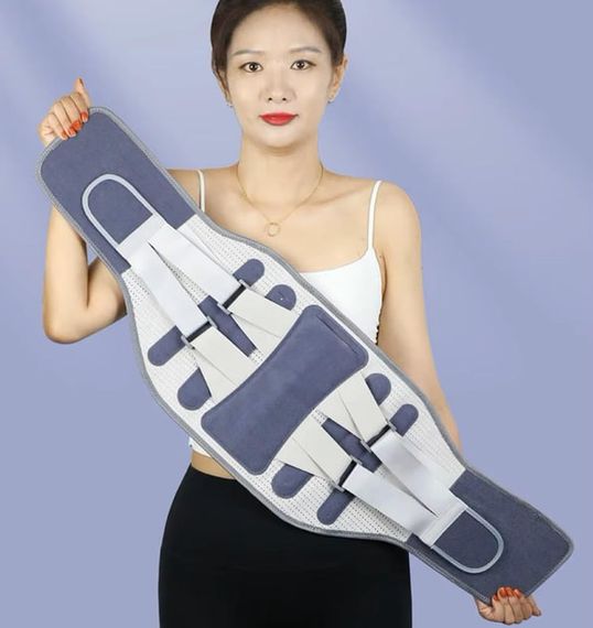 Ортопедический корсет для спины Belt 1094 с большой опорной пластиной • Пояс для поясницы для поддержки позвоночника и снятия боли | Зображення 4