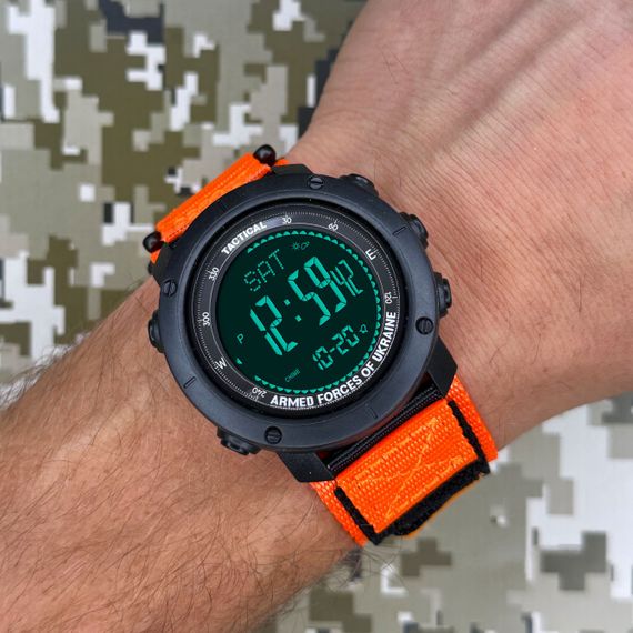 Чоловічий годинник Awarder 036 Nylon Black-Orange | Зображення 2