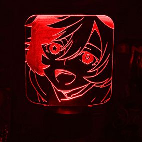 Акриловый светильник-ночник Юмено Кьюсаку красный tty-n001838