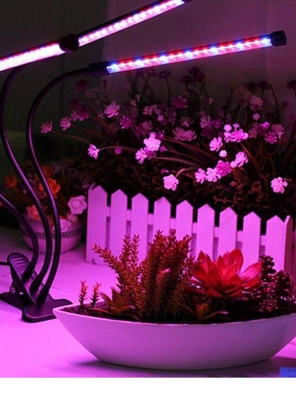 Ультрафіолетова лампа для рослин j22wl-03 LED LIGHT Повний спектр 3 голови LED | Зображення 7