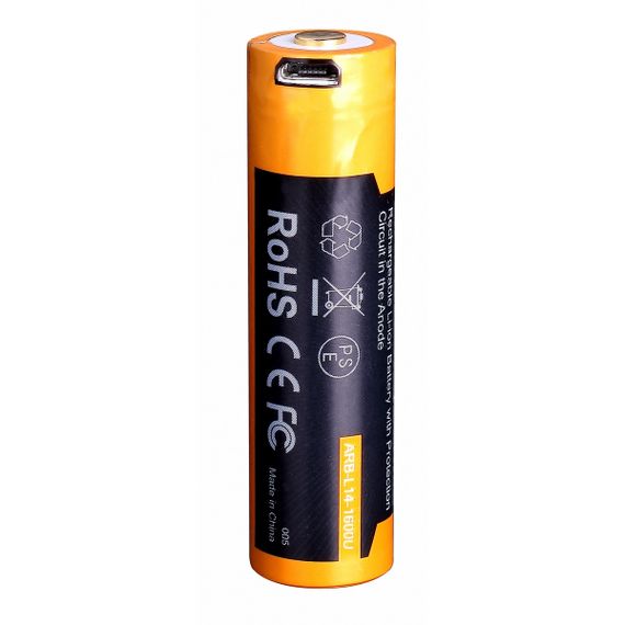 Акумулятор 14500 Fenix ARB-L14-1600Umicro usb зарядка | Зображення 3