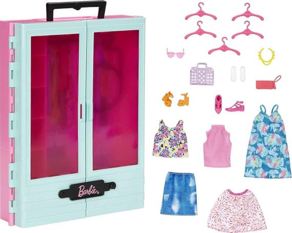 Ігровий набір Барбі Неймовірна шафа з одягом та аксесуарами Оригінал Barbie Closet