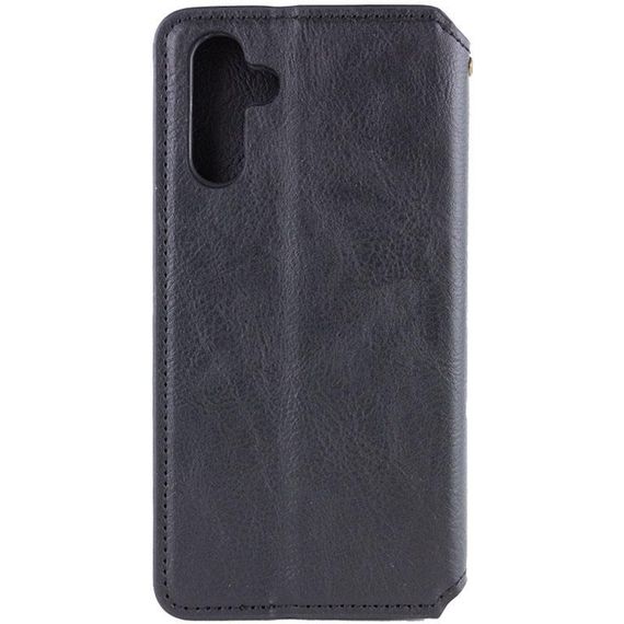 Кожаный чехол-книжка GETMAN Cubic (PU) для Samsung Galaxy A37 5G Черный | Зображення 1