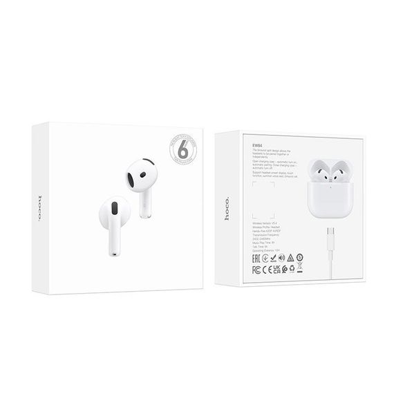 Беспроводные tws наушники Hoco True беспроводной стерео headset EW84 |BT5.4, 35/300mAh, 6h| | Зображення 1