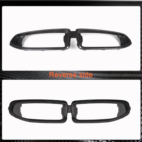 Окантовка решетки радиатора (для M-Sport, карбон) для BMW 2 серия G42 2021- гг | Зображення 3