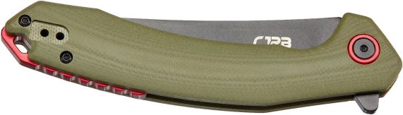 Ніж CJRB Gobi Black Blade Green | Зображення 2