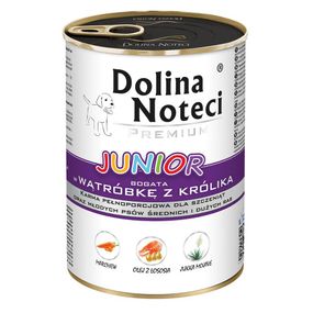 Dolina Noteci Premium Junior 400г для  щенков с печенью кролика