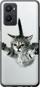 Чехол на Oppo A96 Летящий котёнок "2322u-2598-17620"