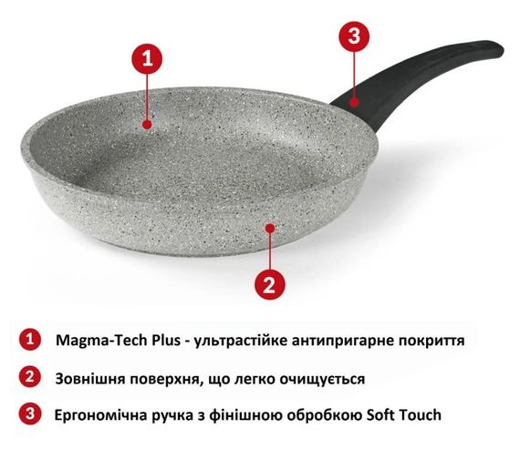 Сковорода Flonal Dura Induction 28 см (DUIPD2830) | Зображення 3