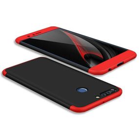 Чохол GKK 360 градусів для Huawei Honor V9 колір Чорно-Червоний