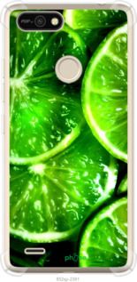 Чохол на Tecno Pop 2F B1F Зелені часточки лимона "852sp-2391-2448"