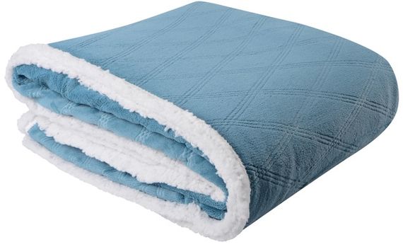 Ковдра флісова Soho 150х200 см Plush hugs Silver blue | Зображення 3