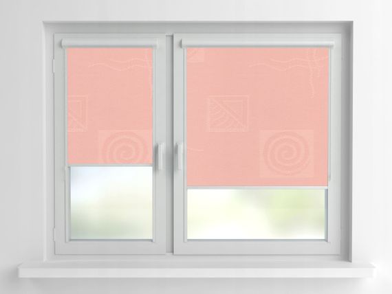 Рулонна штора Rolets Ікеа 2-1842-1050 105x170 см закритого типу Рожева | Зображення 1