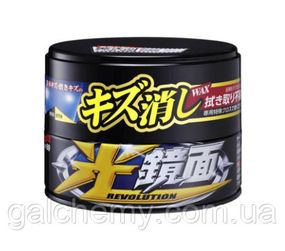 Віск від подряпин для темних автомобілів Scratch Clear Wax Mirror Finish Black ТМ SOFT99