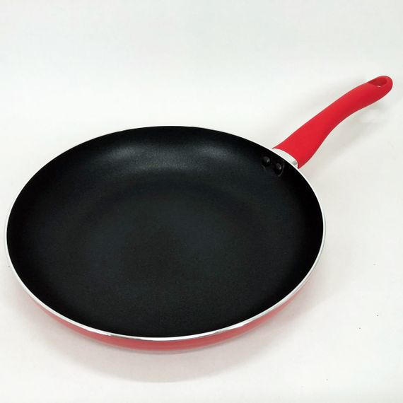 Сковорода 28 см Con Brio СВ-2814, сковорода для смаження, якісна сковорода. Колір: червоний | Зображення 6