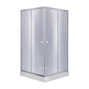 Душова кабіна Lidz Wawel SC90x90.SAT.LOW.GR, скло тоноване 4 мм + піддон Mazur