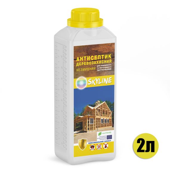 Антисептик біозахист що не змивається для обробки деревини SkyLine 2л | Зображення 2