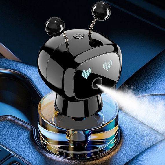 Ароматизатор/освежитель воздуха в машину Smart Robot in Love Black | Зображення 2