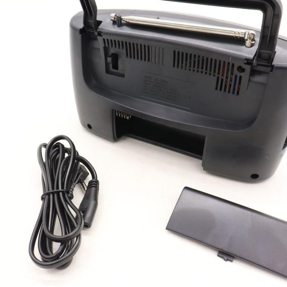 Радіоприймач на батарейках та від мережі KIPO KB-308AC / Портативне радіо з антеною / Акумуляторне FM радіо | Зображення 8