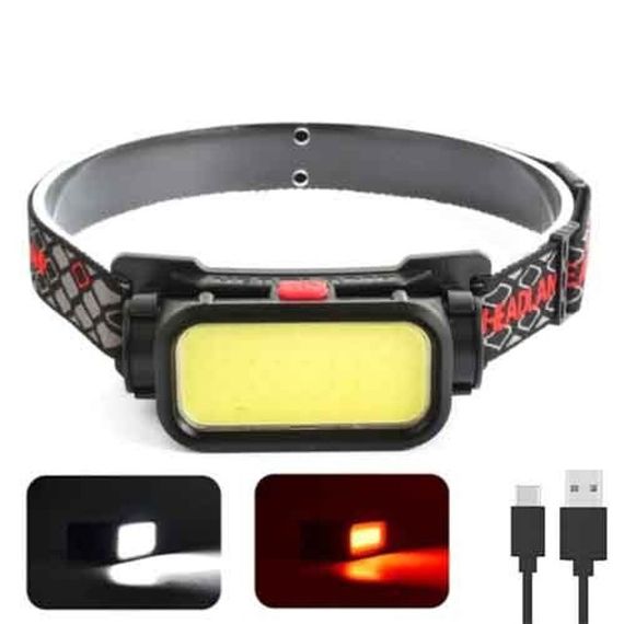 Компактний налобний ліхтар BL-008+COB, Налобний ліхтар, Ліхтар для нічної їзди на лоб потужний QG-29 | Зображення 2