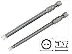 Набір насадка викрутки біта SPANNER 1/4" №6/10х100мм 2шт YATO YT-0499