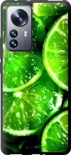 Чохол на Xiaomi 12 Pro Зелені часточки лимона "852b-2560-2448"