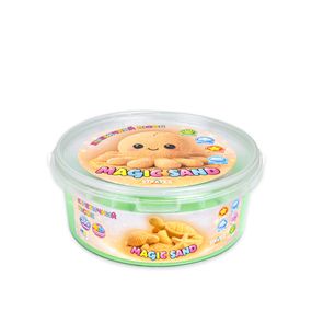 Кінетичний пісок Strateg Magic Sand у відрі 31190 350 г Зелений shop (4823136501601)