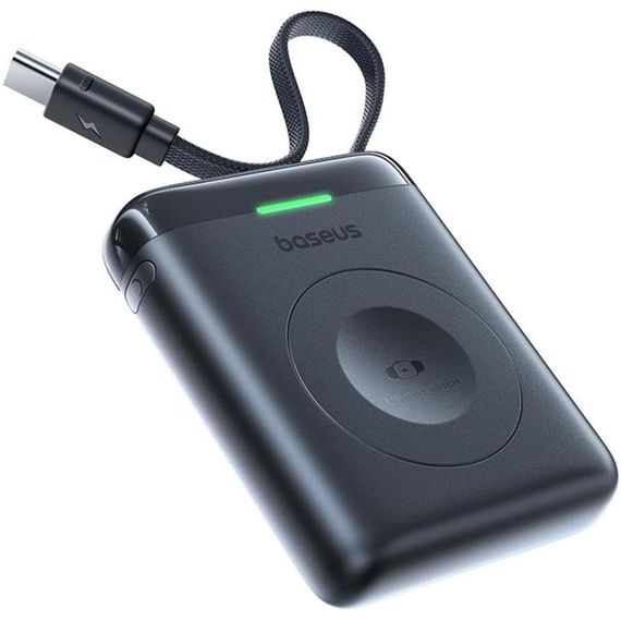 Портативний ЗП Power Bank Baseus EnerFill FW11 for Apple Watch 5W 1640 mAh (E02053) Midnight | Зображення 1