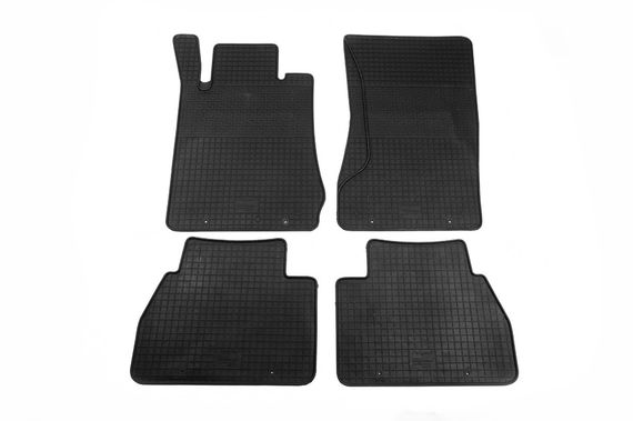 Гумові килимки (4 шт, Polytep) для Mercedes E-сlass W211 2002-2009 рр | Зображення 1