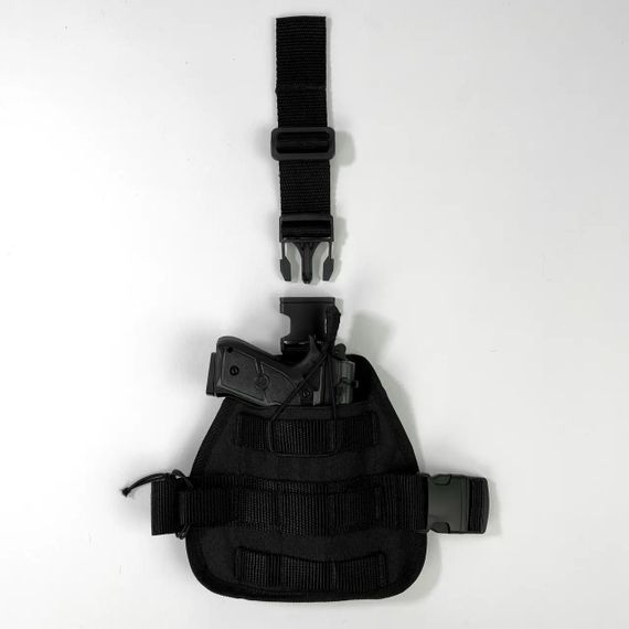 Кобура на стегно для ПМ з Molle олива(LE2439) | Зображення 5