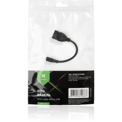 Дата кабель OTG USB 2.0 AF to Micro 5P Vinga (VCPDCOTGMBK) (VCPDCOTGMBK) | Зображення 3