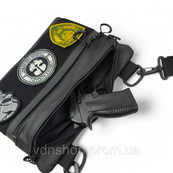 Сумка-кобура для мужчин, Сумка мужская брезентовая military, Сумка кобура тактическая SE-64 | Зображення 7