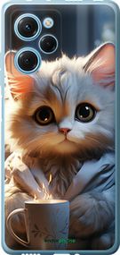 Чохол на Xiaomi Redmi Note 12 Pro Speed Білий кіт "5646u-3334-2448"