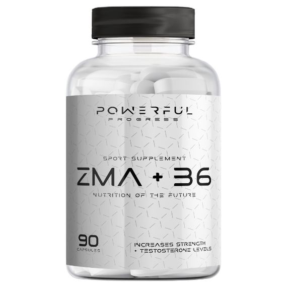 Тестостероновый бустер Powerful Progress ZMA+B6 90 Caps