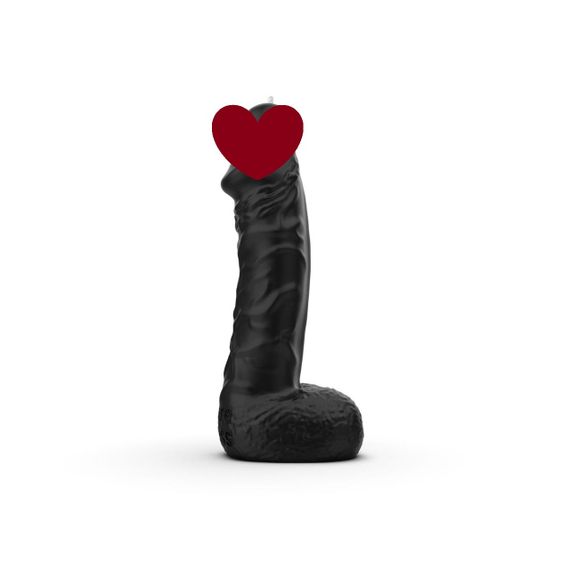 Свічка у вигляді члена Pure Bliss MINI Black 15 см Sex Aura