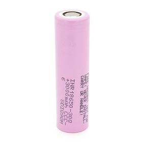 Аккумулятор Li-Ion 18650 Samsung INR18650-30Q, 3000mAh, 15A, 4.2/3.6/2.5V, PINK