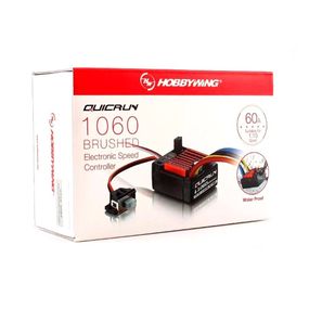 Регулятор швидкості HOBBYWING QUICRUN 1060 ESC Brushed 60А для колекторних двигунів